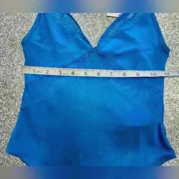 ZARA BLUE  STRETCHY BODY SUIT SIZE SMALL - Picture 6 of 8